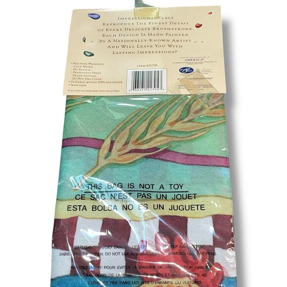 House Flag Farmhouse Rooster Chicken Checkerboard Outdoor Decor NCE 28" x 40" - Picture 10 of 11